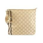 Gucci Shoulder Bag Canvas Beige