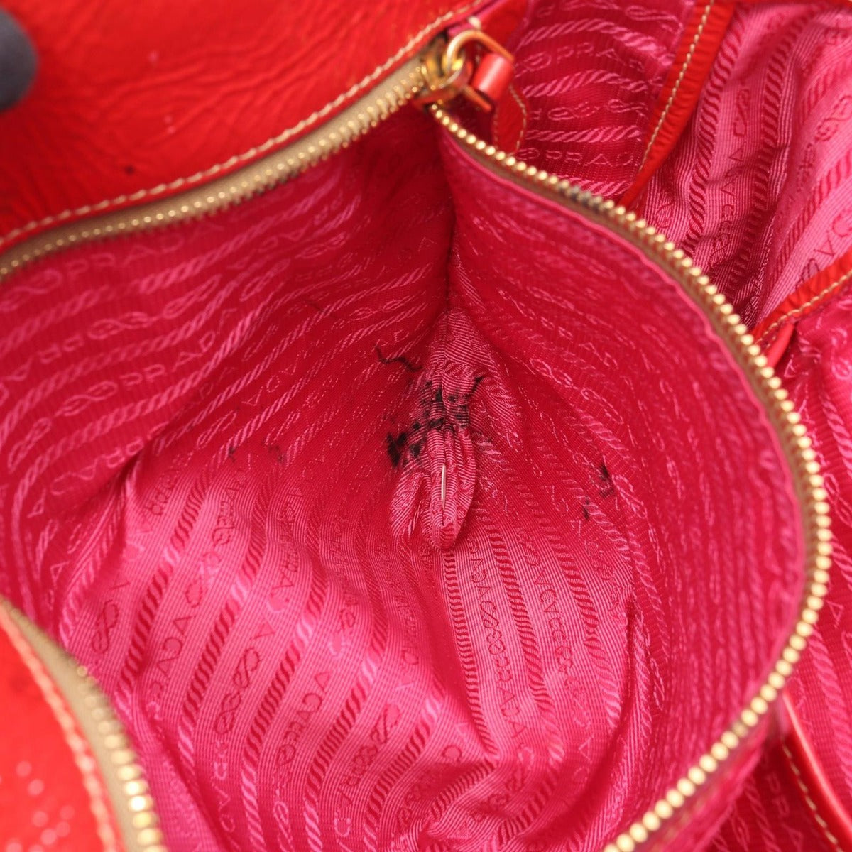 Prada Tote Red Patent Leather 2-Way — view 5