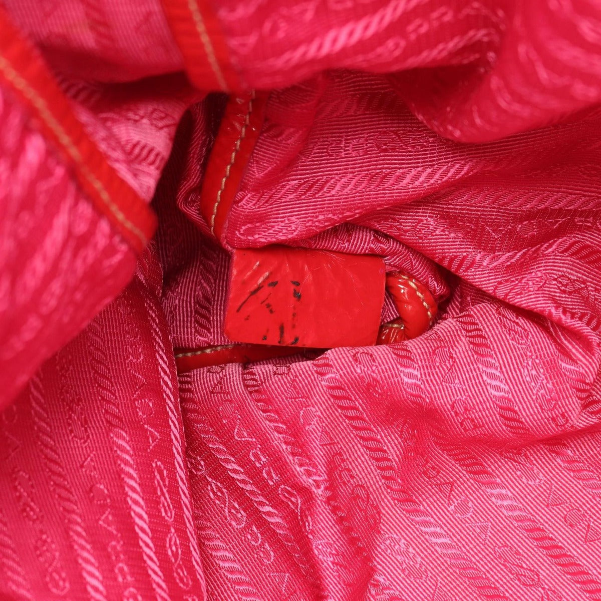 Prada Tote Red Patent Leather 2-Way — view 6