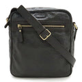 Gucci Guccissima Shoulder Bag Crossbody Leather Dark Brown Gold Hardware