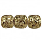 Chanel Brooch Coco Mark Square Vintage Accessory GP 94 P