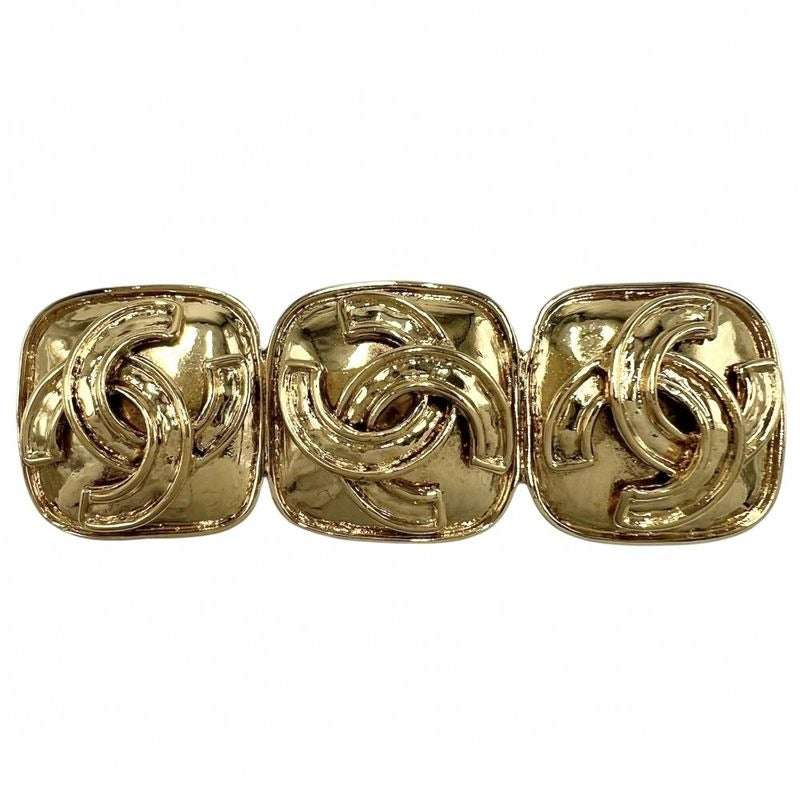 Chanel Brooch Coco Mark Square Vintage Accessory GP 94 P