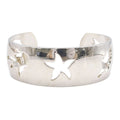 Hermes Bangle Sea Motif Silver Bracelet