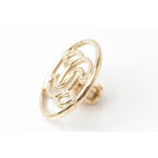 Chanel Brooch Pin Circle Coco Mark CC — view 2