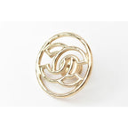 Chanel Brooch Pin Circle Coco Mark CC — view 3
