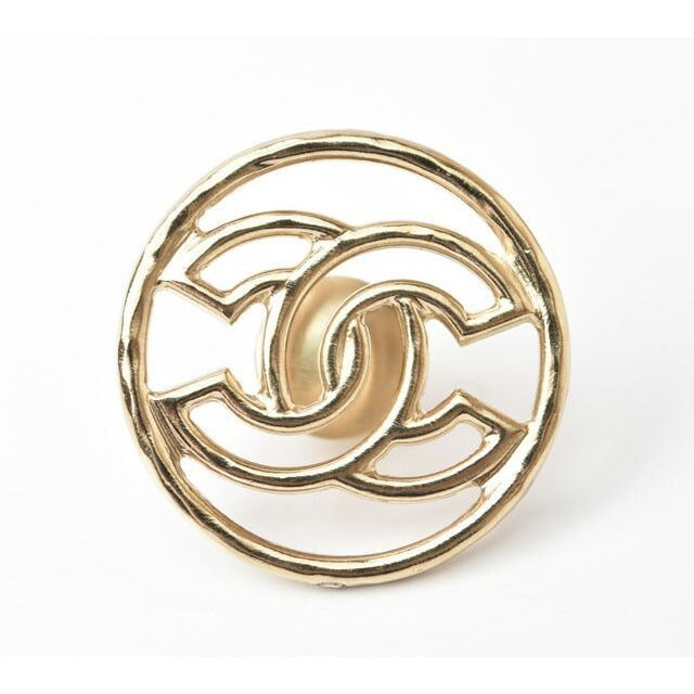 Chanel Brooch Pin Circle Coco Mark CC
