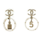 Chanel Earrings White