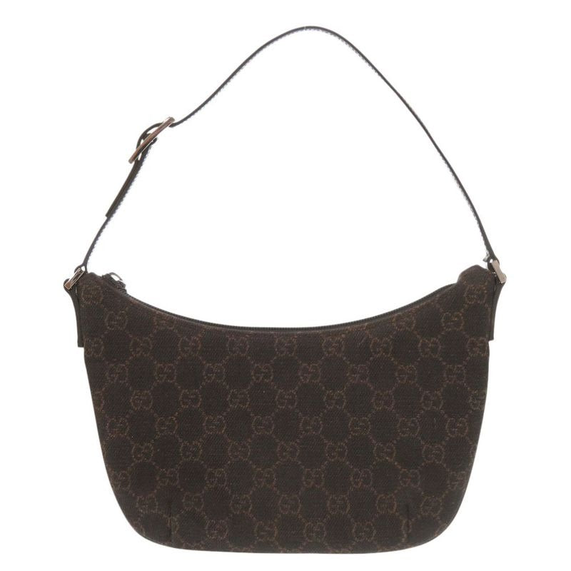 Gucci 32160 GG Canvas Brown Handbag 1414