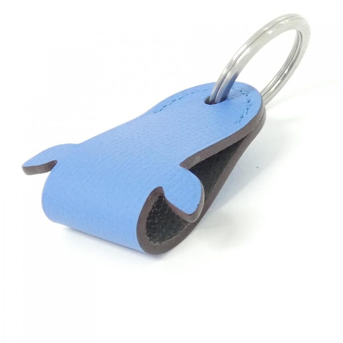 Hermes Key Holder Blue — view 8