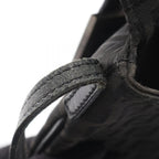 Fendi Shoulder Bag Zucchino Black Canvas Leather B — view 5