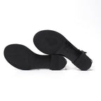 Chanel Sandals Size 35 C Thong Ankle Strap Shoes CC Coco Mark Imitation — view 8