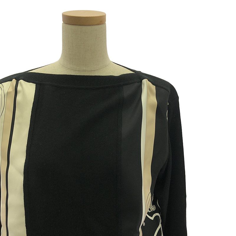 Hermes 2023 SS Exlibris Twillaine Cashmere Silk Different Material Switching — view 2