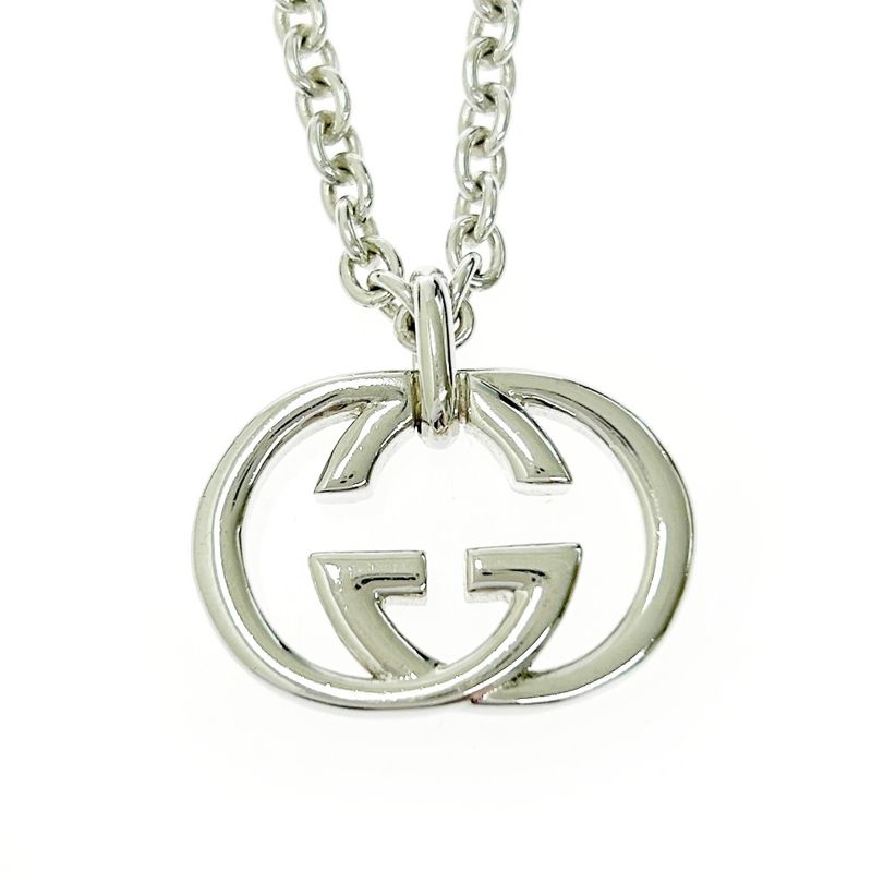 Gucci Silver Interlocking G Necklace 25.9 925 Engraved — view 3