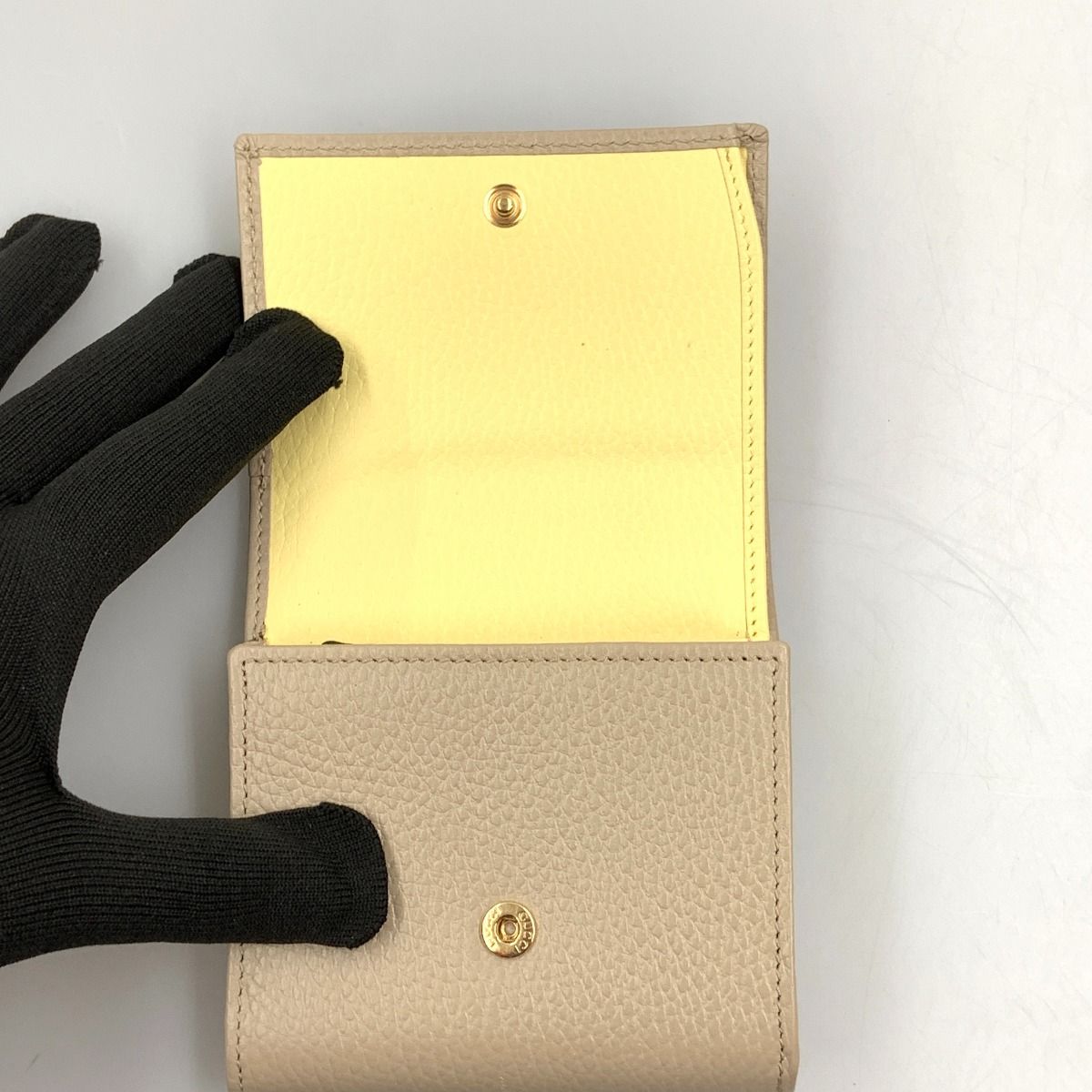 Gucci GG Marmont Bifold Wallet 0416 Beige — view 5
