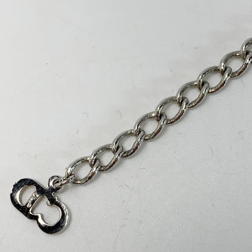 Christian Dior CD Logo Vintage Silver Necklace — view 6