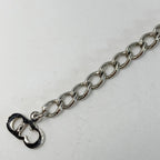 Christian Dior CD Logo Vintage Silver Necklace — view 6