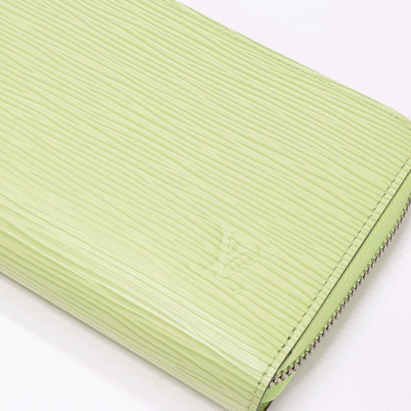Louis Vuitton Round Zipper Long Wallet With Coin Purse Epi Vert Noto Zippy — view 4