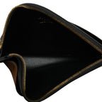 Louis Vuitton Monogram Reverse Slim Purse Brown Black Leather — view 7