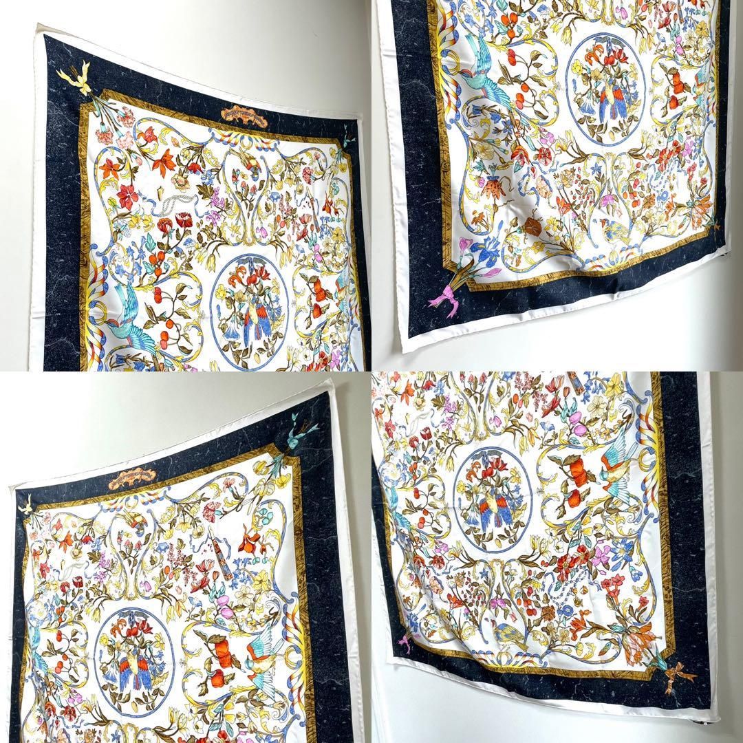 Hermes Scarf Carre 90 Oriental Stone and Western Stonework Silk — view 3