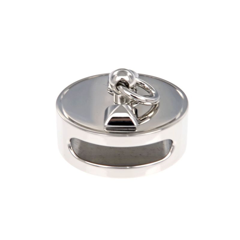 Hermes Collier de Chien Scarf Ring Silver Color Small Accessories — view 4