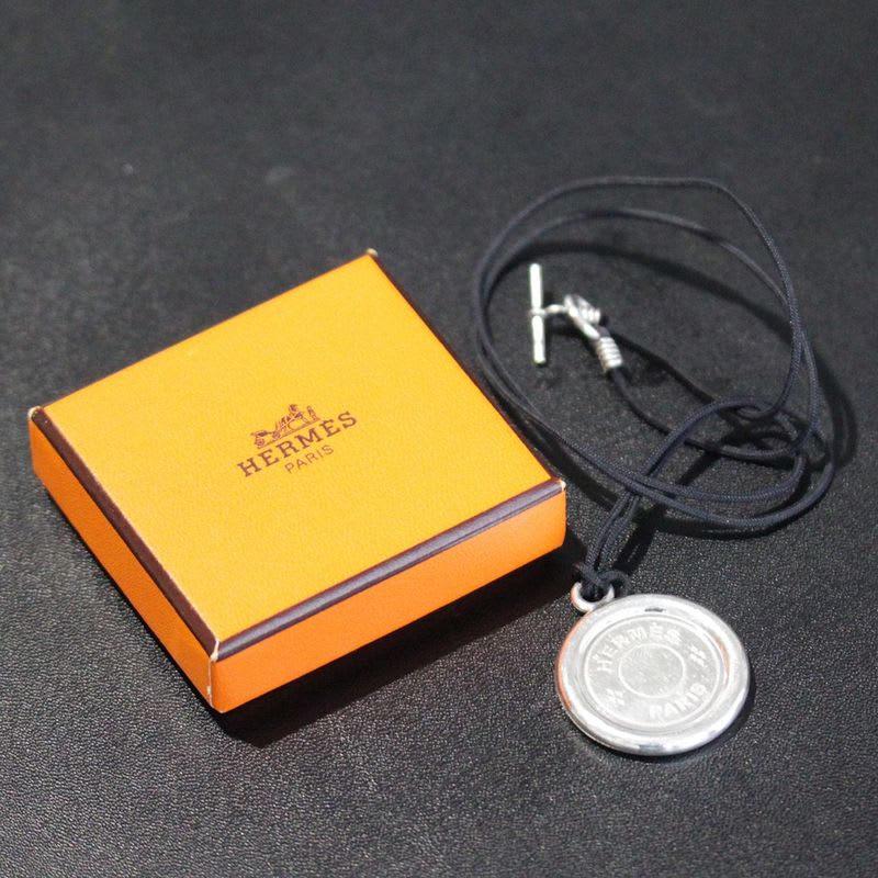Hermes Serie Necklace AG 925 Silver Box E0842 — view 6