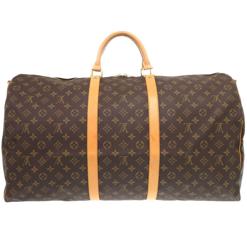 Louis Vuitton Keepall Bandouliere 60 Monogram Boston Bag 0625 — view 2
