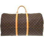 Louis Vuitton Keepall Bandouliere 60 Monogram Boston Bag 0625 — view 2