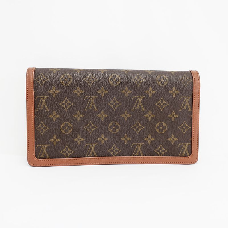 Louis Vuitton Pochette Dam Clutch Bag Monogram Second — view 3