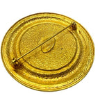 Chanel Cambon Line Circle Pin Brooch Accessories Small Coco Logo GP — view 7