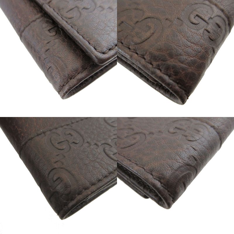 Gucci Guccissima Leather Brown 6-Ring Key Case 1431 — view 7
