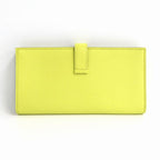 Hermes Bearn Souffle Chevre Yellow Series Pink Gold Hardware R Stamp — view 2