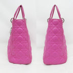 Christian Dior Lady Handbag Large Pink Lambskin — view 4