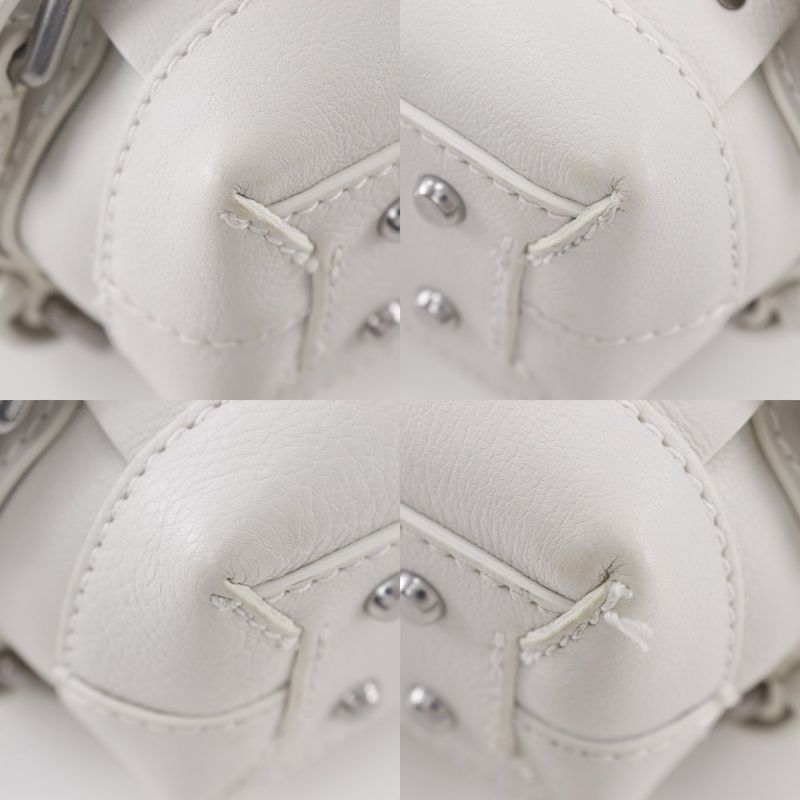Bottega Veneta Arco Tool Bag Maxi Intre 2-Way Shoulder Calf White — view 4