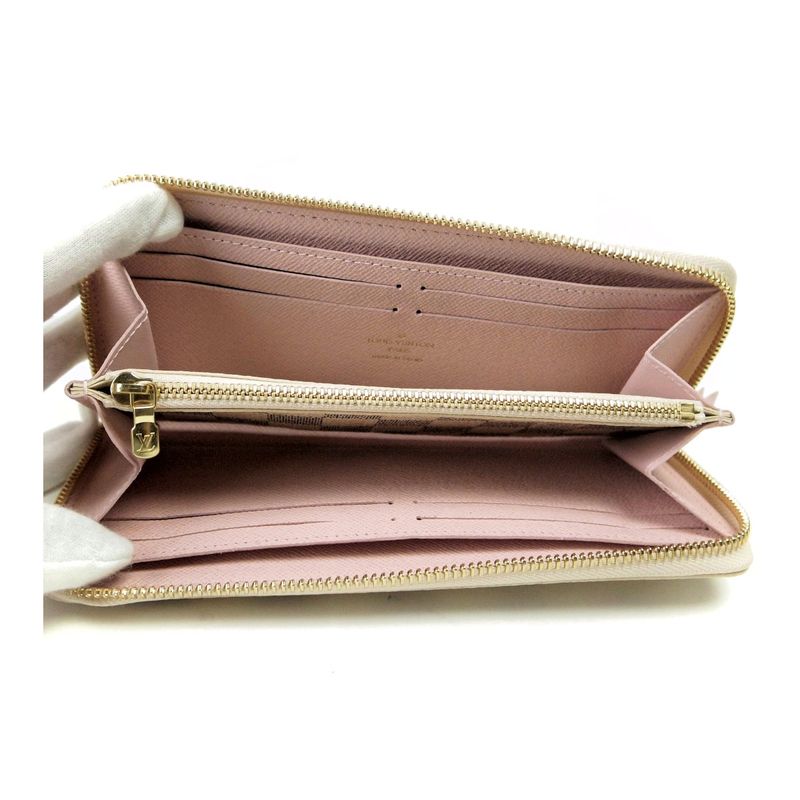 Louis Vuitton Portefeuille Clemence Damier Azur Long Wallet — view 3