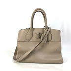 Louis Vuitton Handbag City Steamer MM Calfskin Galle Gray — view 2