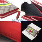 Gucci Rainbow Love GG Supreme Round Long Wallet Box Bag — view 5