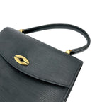 Louis Vuitton Epi Handbag Malesherbes Black — view 9