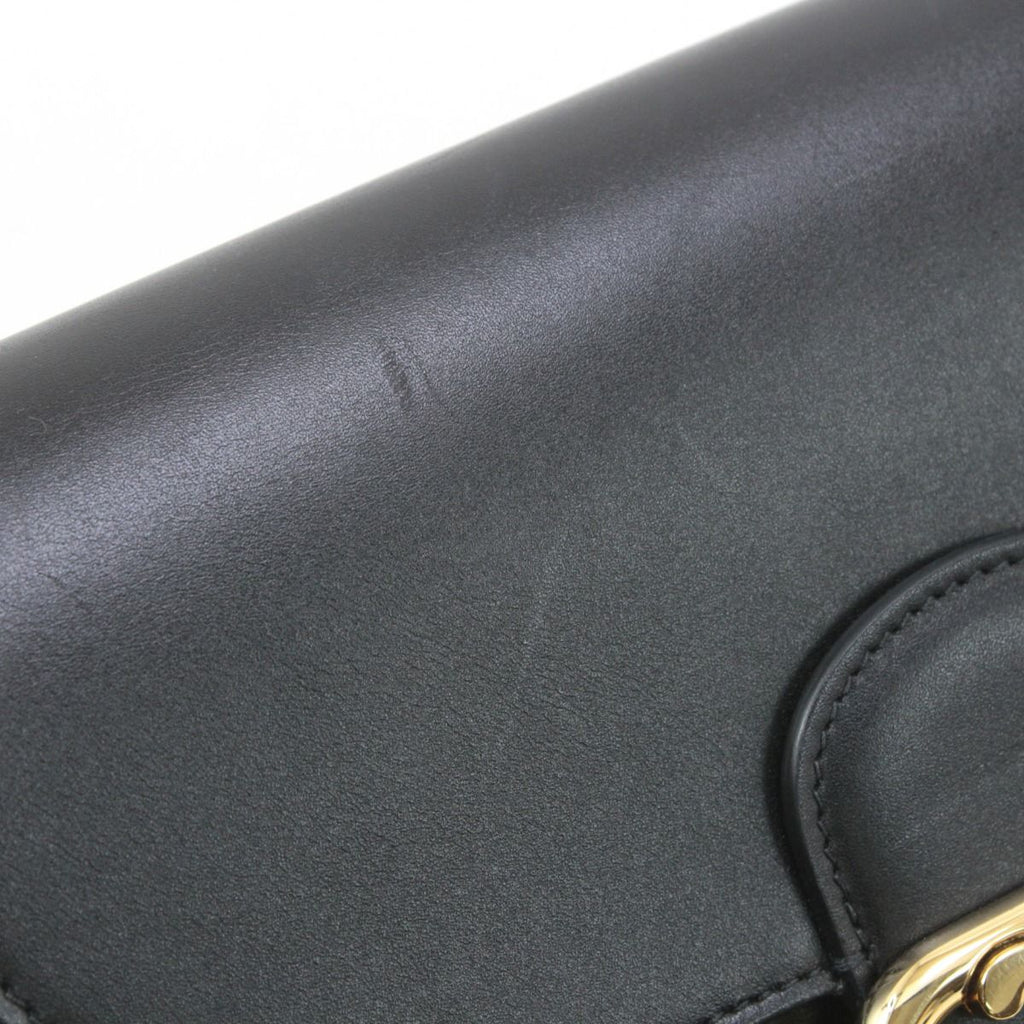 Celine Triomphe Chain Shoulder Bag Black — view 6