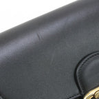 Celine Triomphe Chain Shoulder Bag Black — view 6