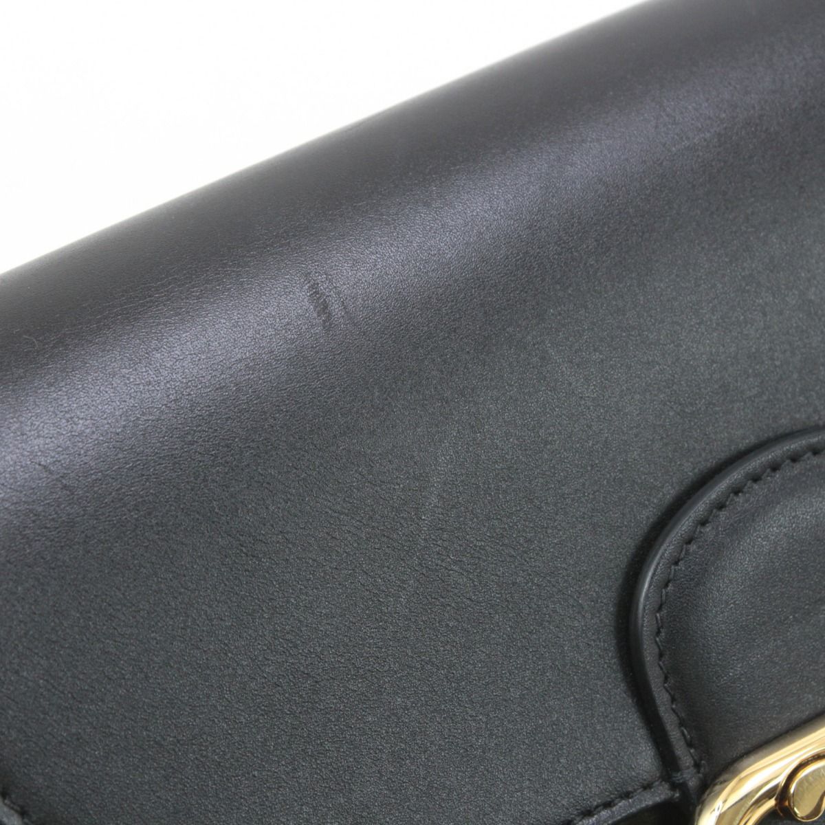 Celine Triomphe Chain Shoulder Bag Black — view 6