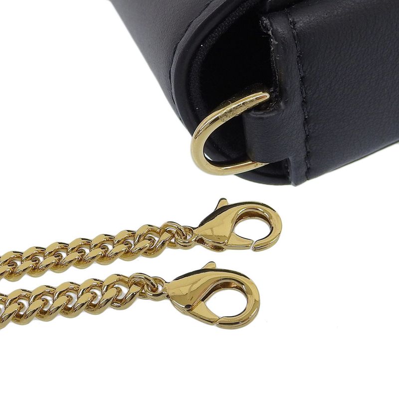Fendi Chain Shoulder Black Bag — view 4