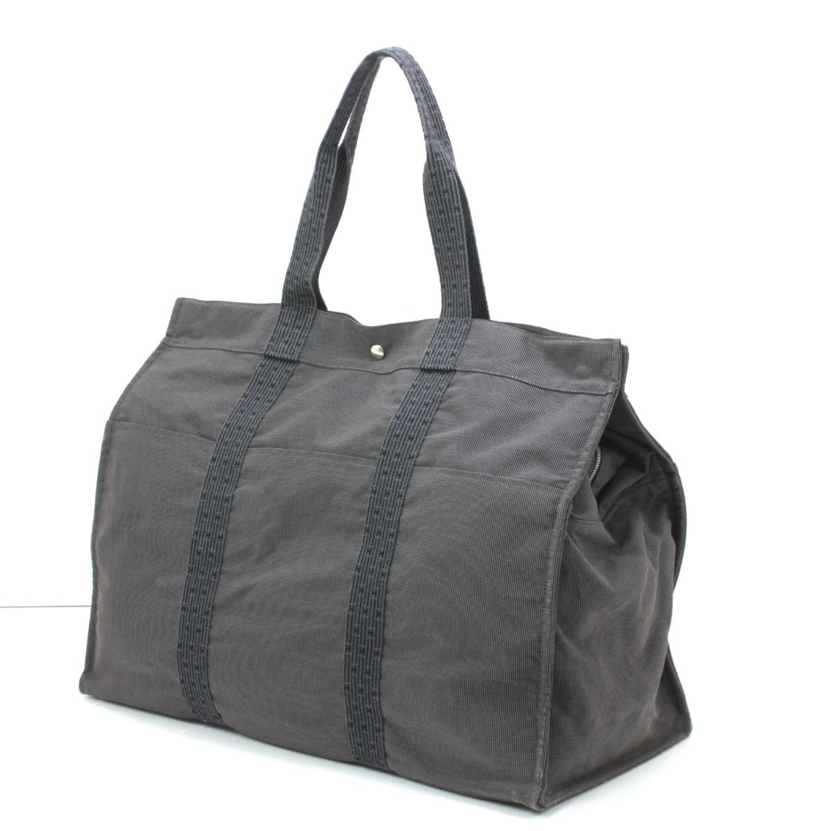 Hermes Her Line TGM Tote Bag Gray — view 2
