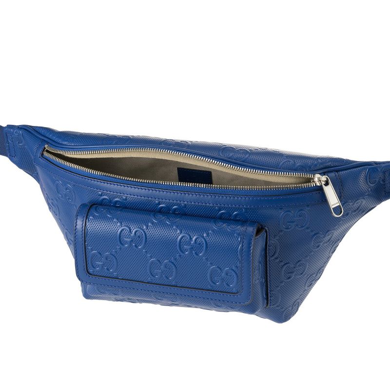 Gucci Waist Bag Body GG Embossed Black — view 4