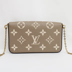 Louis Vuitton Pochette Felicie Shoulder Bag Monogram Empreinte — view 3