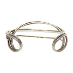 Christian Dior CD Logo Metal Silver Bracelet Bangle 0029 — view 5