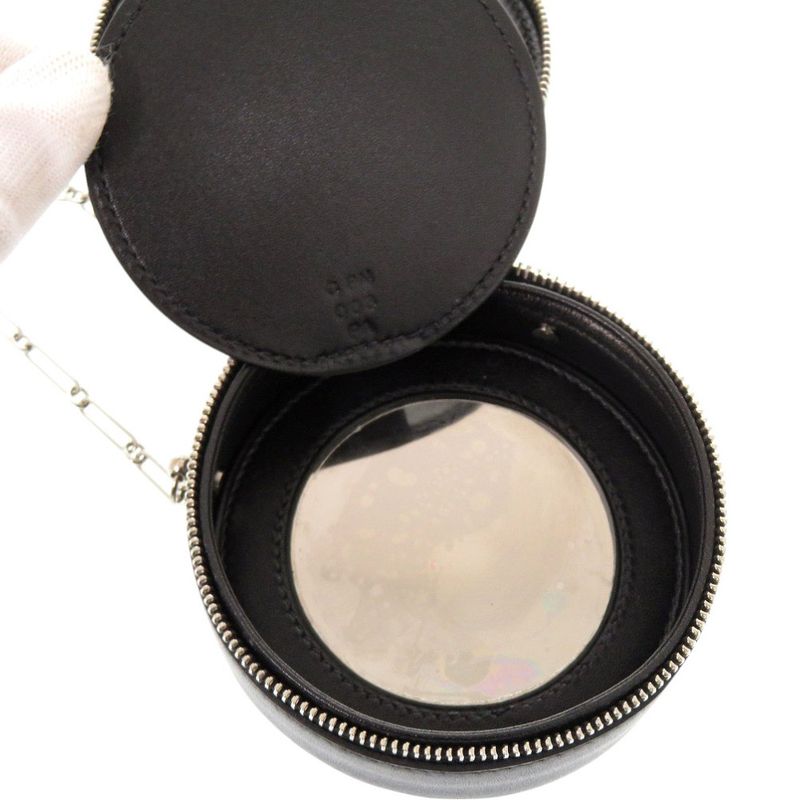 Hermes Villandry Micro Calfskin Black Shoulder Bag 0251 — view 7