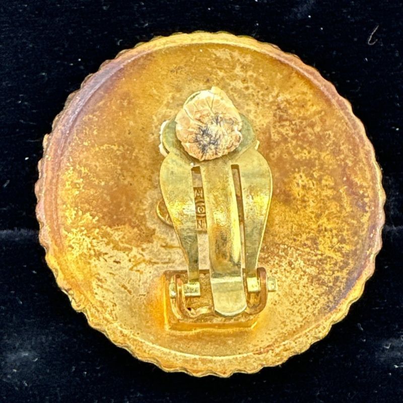 Chanel Vintage Large Earrings Circle — view 5