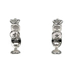 Hermes Earrings Chaine D'ancre Pair AG 925 Silver Accessories — view 3
