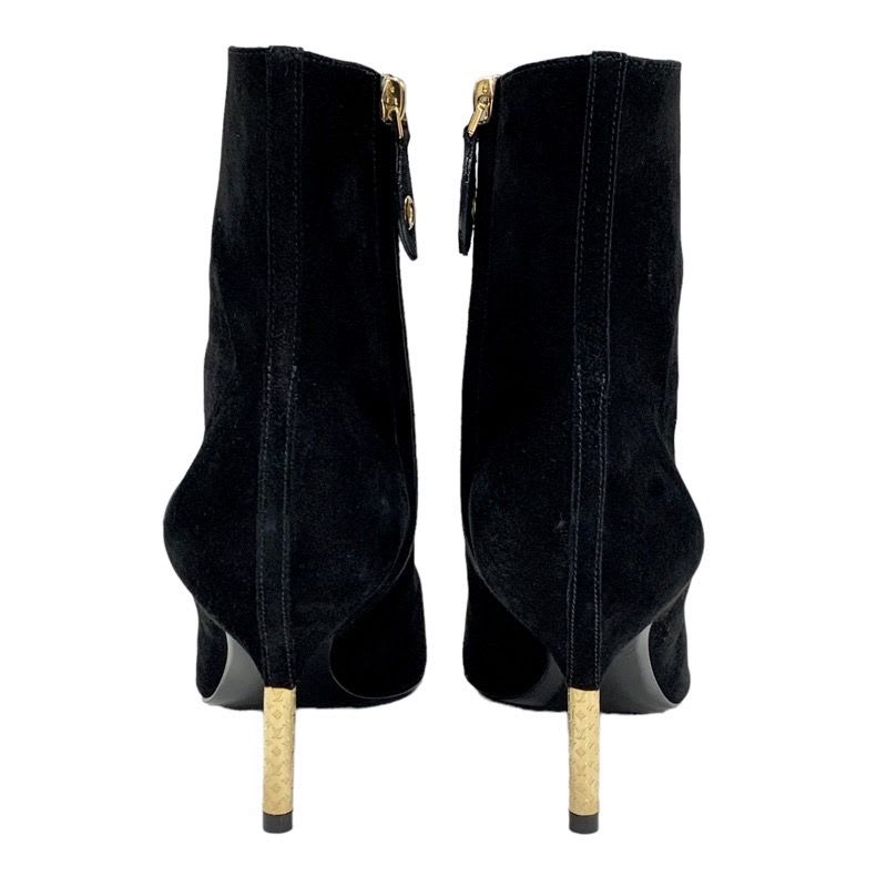 Louis Vuitton Ultimate Line Short Boots Ankle Monogram Heel Suede — view 5