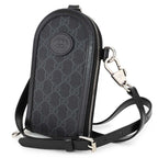 Gucci Shoulder Bag GG Supreme Black Gray — view 4